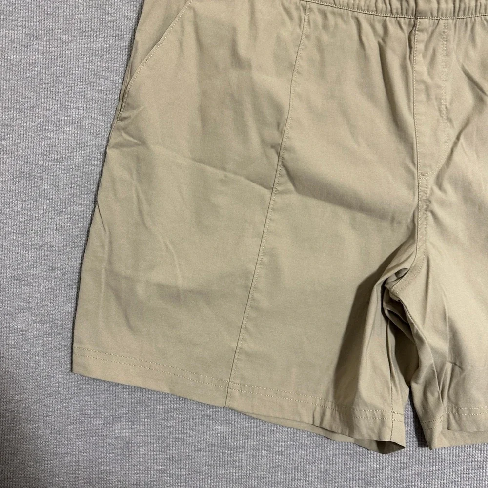 The North Face Mens XXL Khaki Tan Pull On Adventure Shorts NF0A5A5X Hiking 6.5in